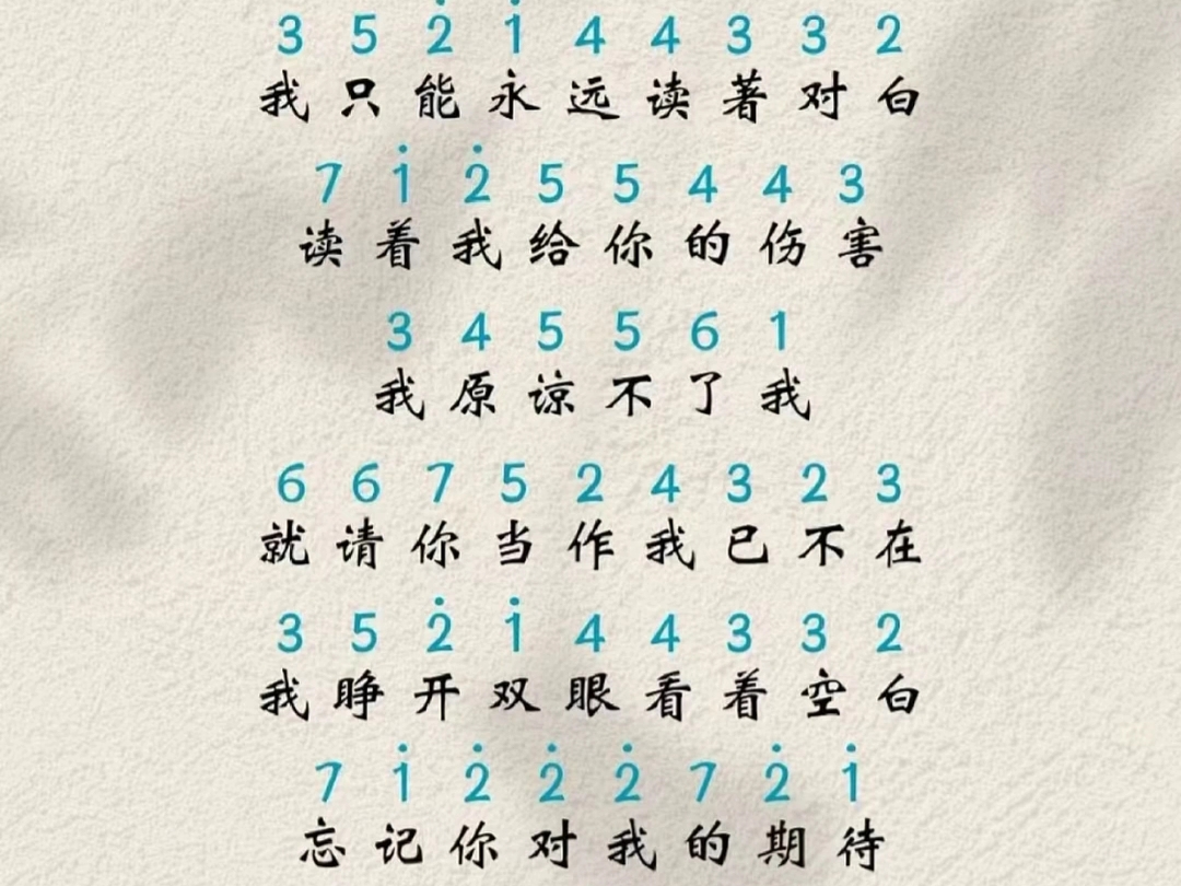 37键电子琴简谱大全图片