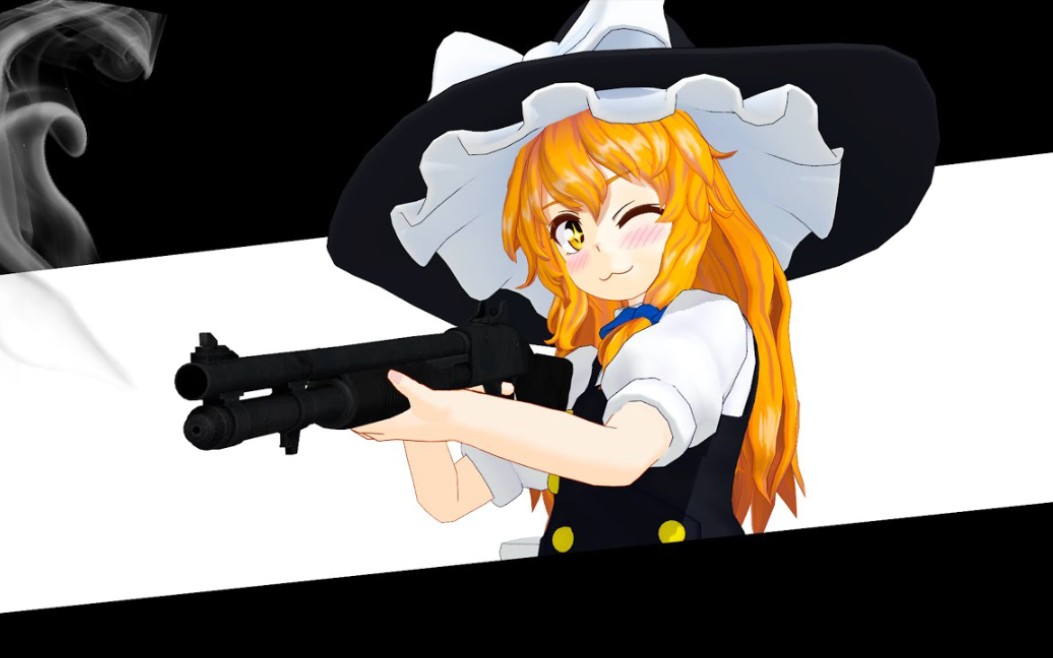 【东方mmd】魔理沙和饼干