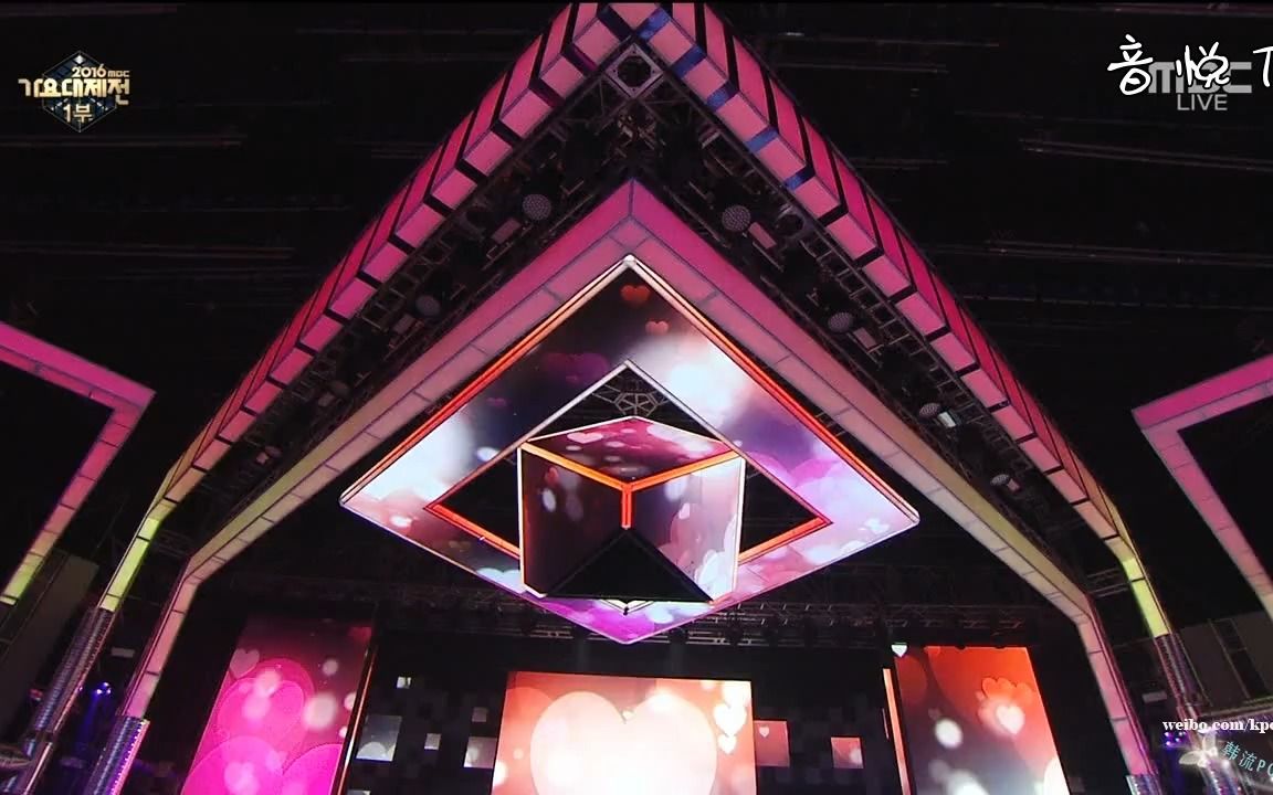 音悦台-怦然心动 & good luck - mbc歌谣大战 现场版 中韩字幕 16_12