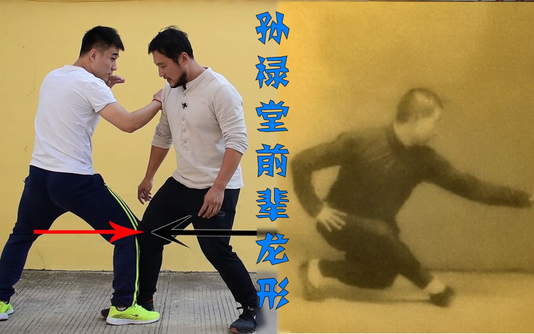 孙禄堂前辈龙形,形意拳打法用法全有了