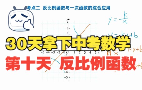 [图]30天拿下中考数学反比例函数