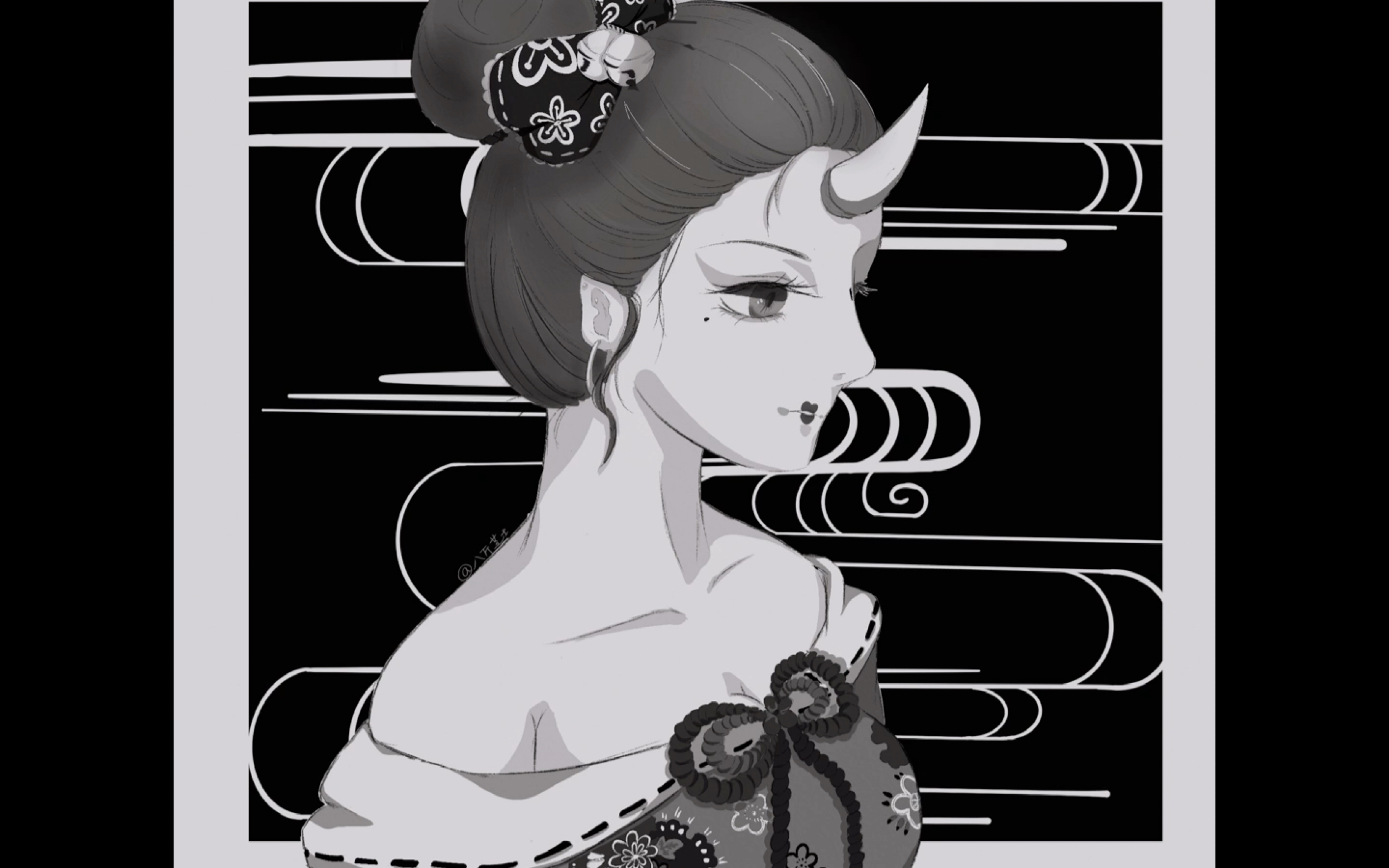 【板绘】新手画画 神明少女