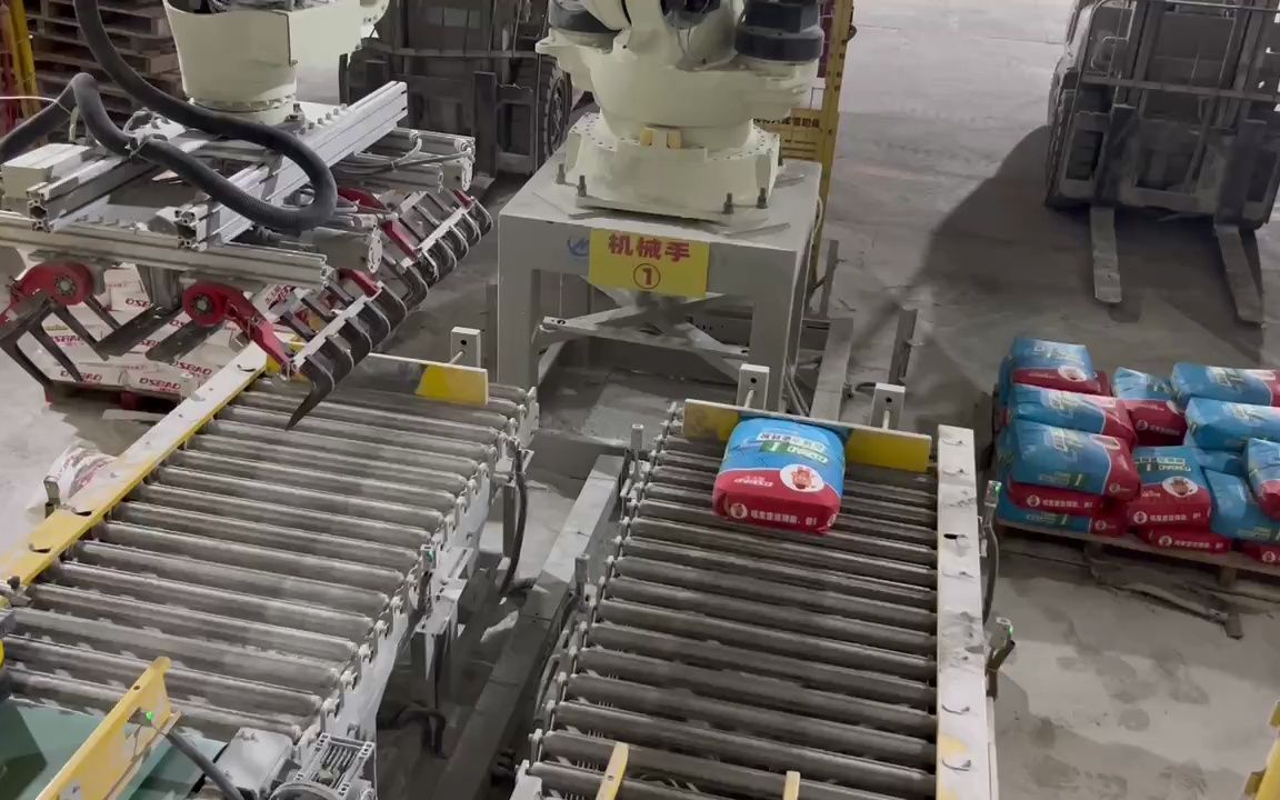 机器人码垛机 干粉砂浆码垛机