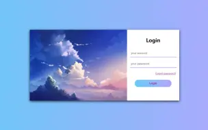 Download Video: 【HTML+CSS】响应式登录页面,三分钟包教包会！！