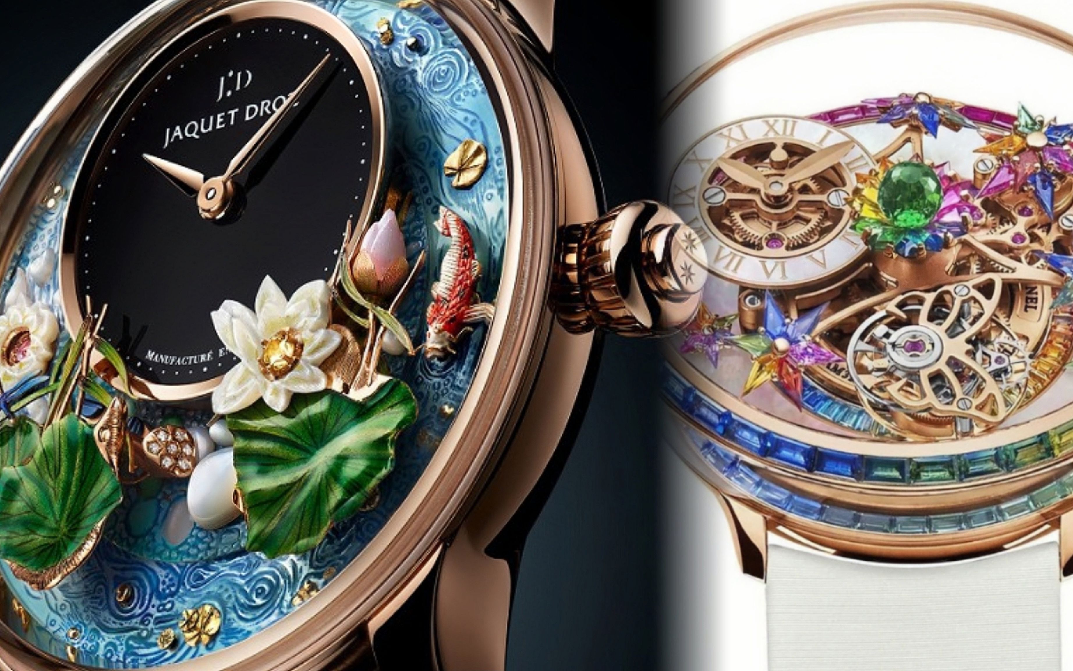 jaquetdroz雅克德罗莲花池锦鲤和捷克豹百花芙蓉花园谁强谁弱?