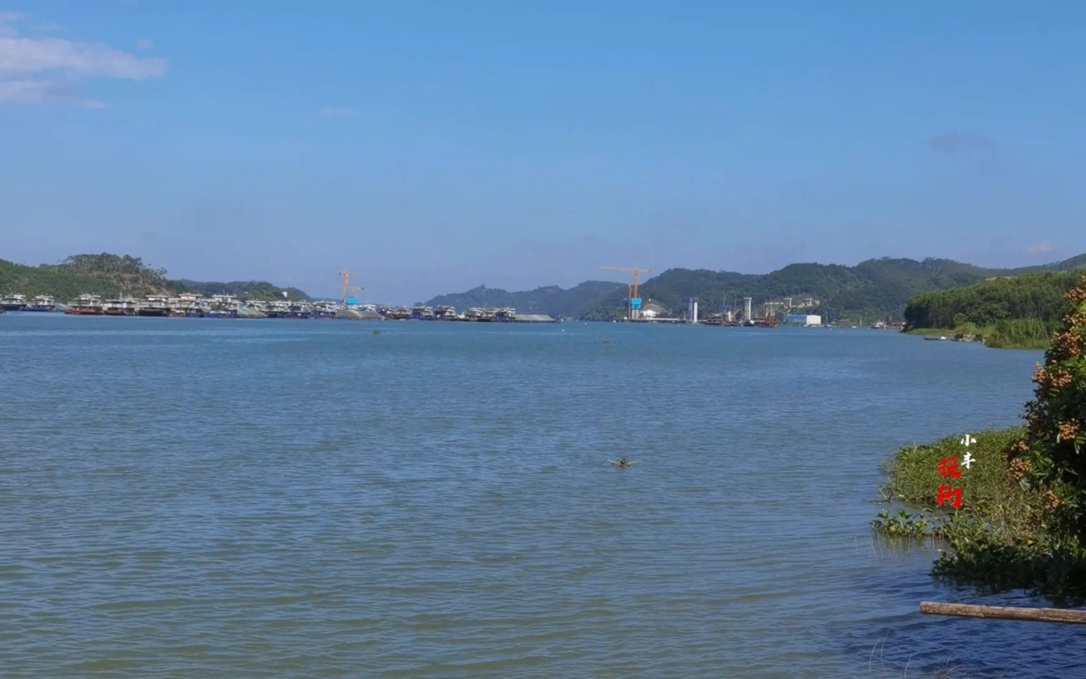 游钓广西横州西津水库,上游风景很少人见过,景色很美