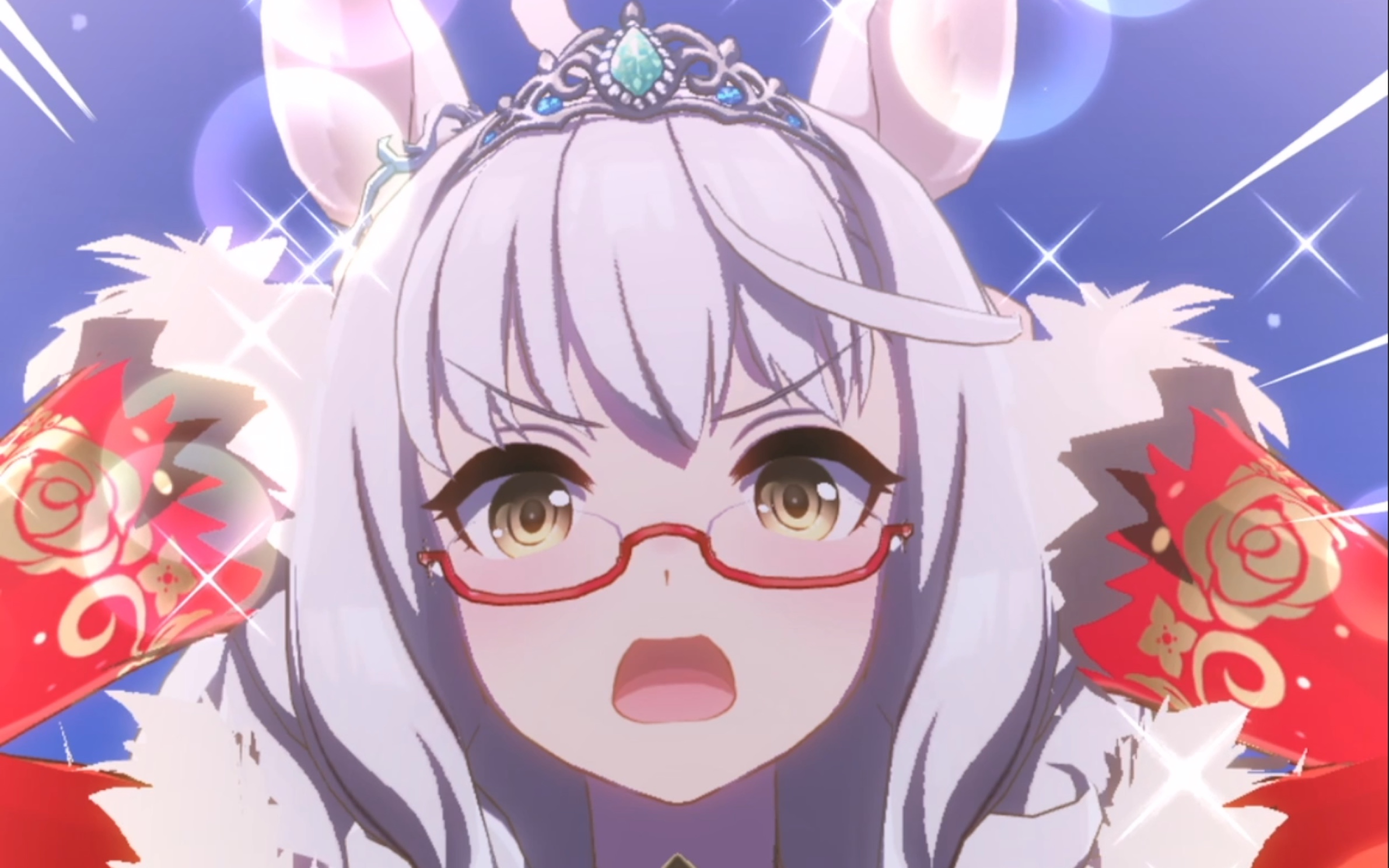 【赛马娘】琵琶晨光(圣诞)出场动画&胜利姿势