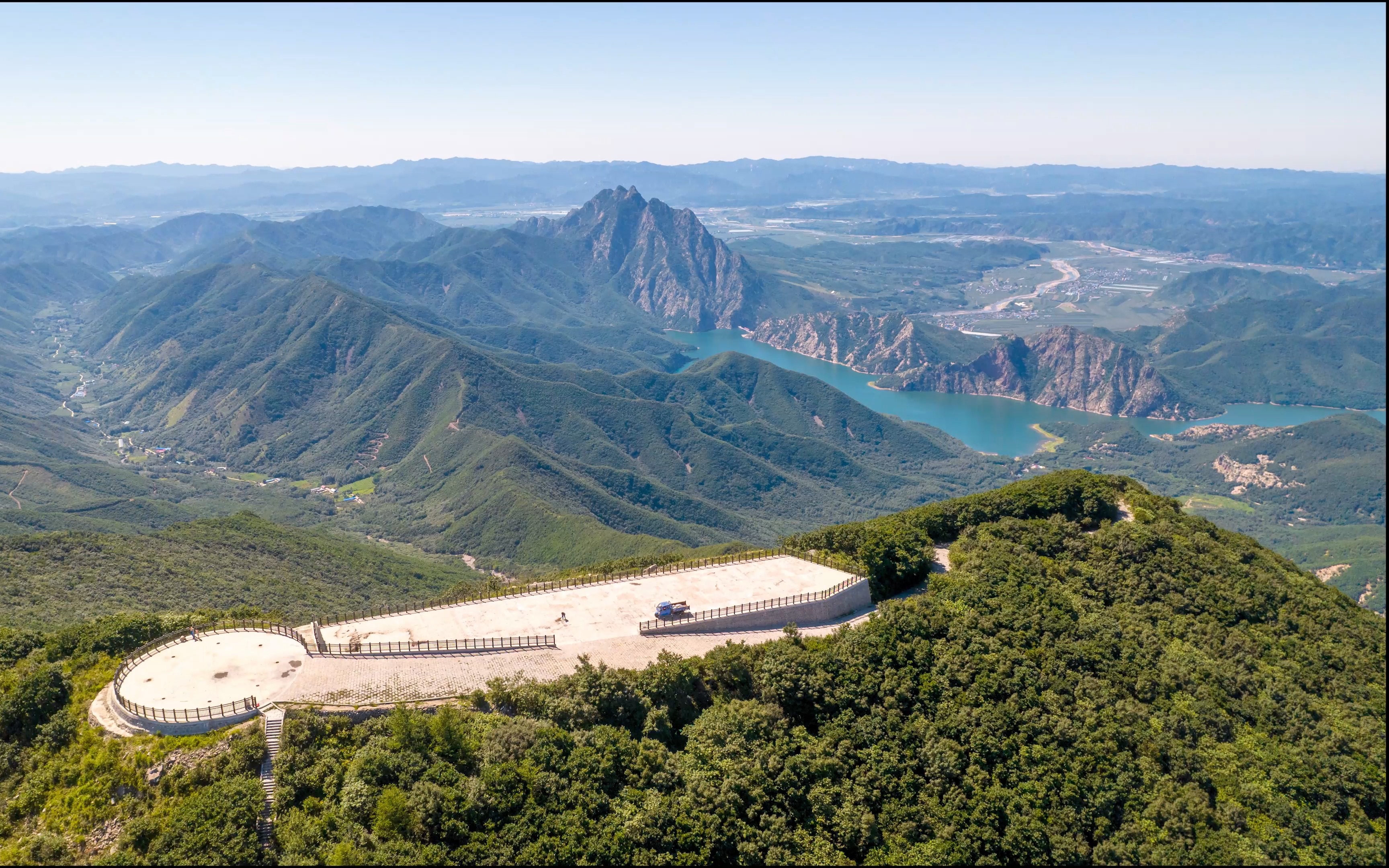 [图]航拍辽南第一高峰——步云山