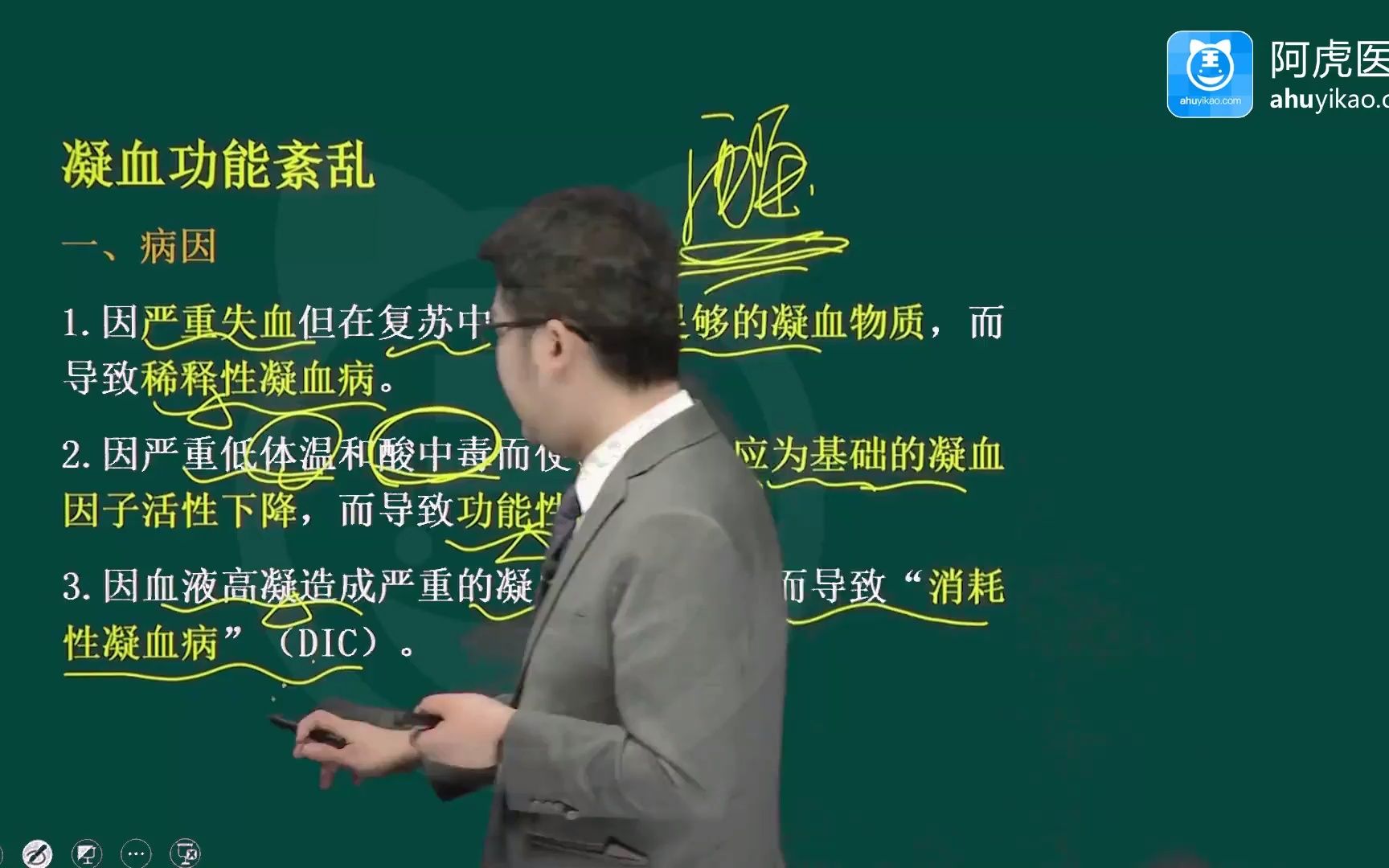 2023年重症医学主治医师中级职称359考试视频精讲 凝血功能紊乱01哔哩哔哩bilibili