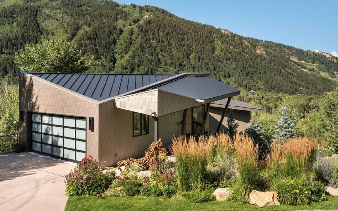 豪宅欣赏在科罗拉多州阿斯彭的美丽现代山景别墅257mountainlaurel