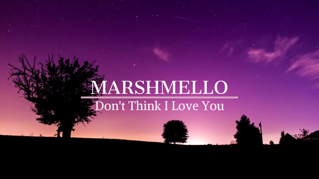 [图]【Marshmello 2017新曲】Don't Think I Love You