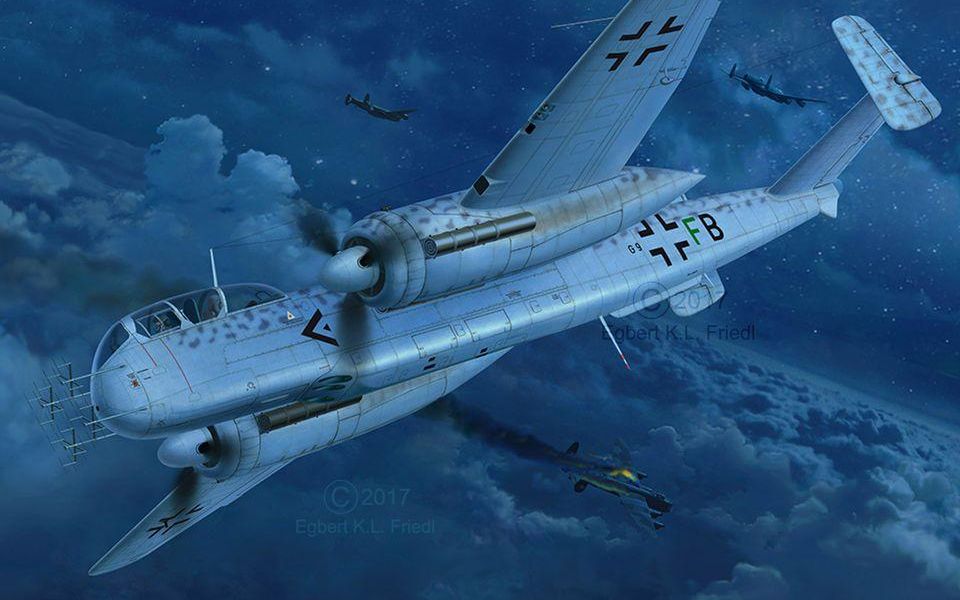 战争雷霆暗夜之鸮德国夜枭he219a7陆战历史实战