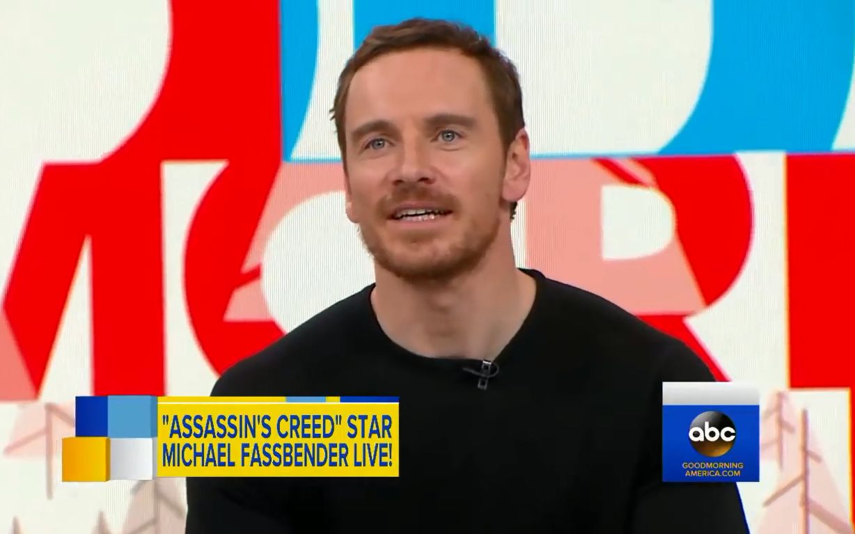 [图]【法鲨】早安美国访谈 Assassins Creed Michael Fassbender Interview