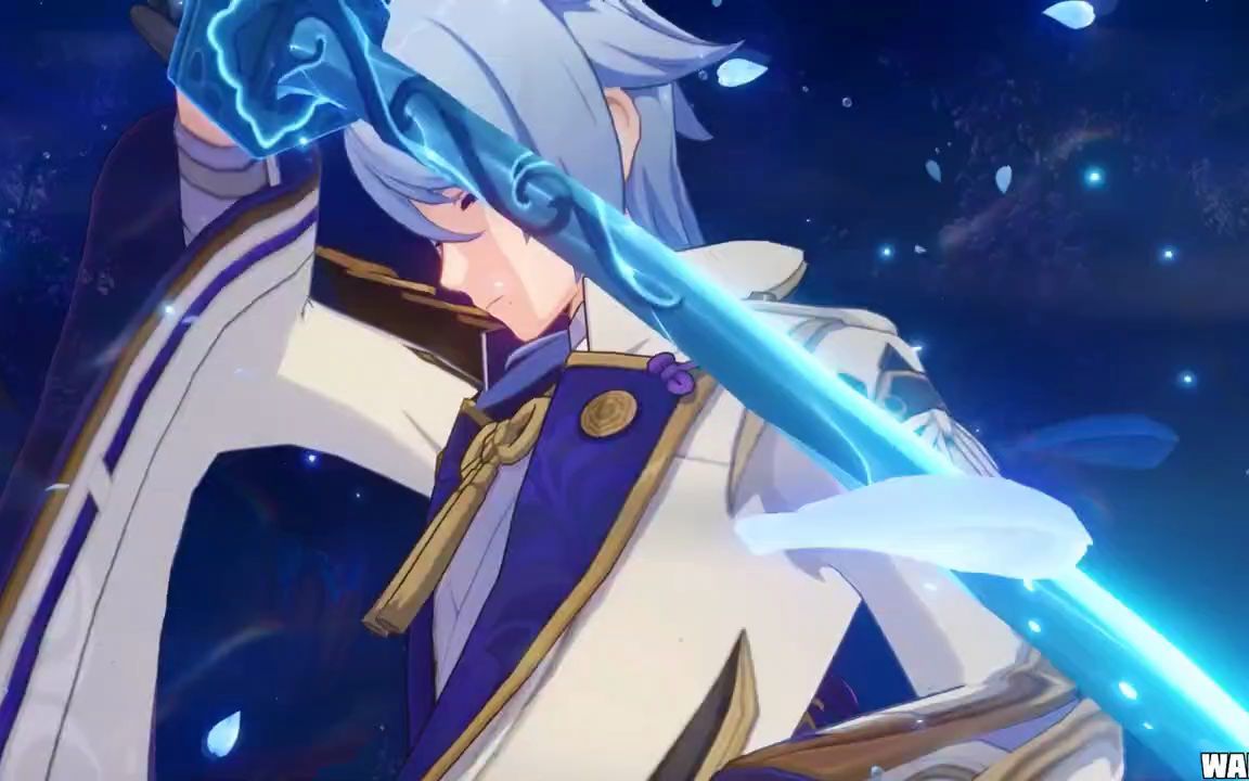 原神神里凌人平a元素战技实机演示