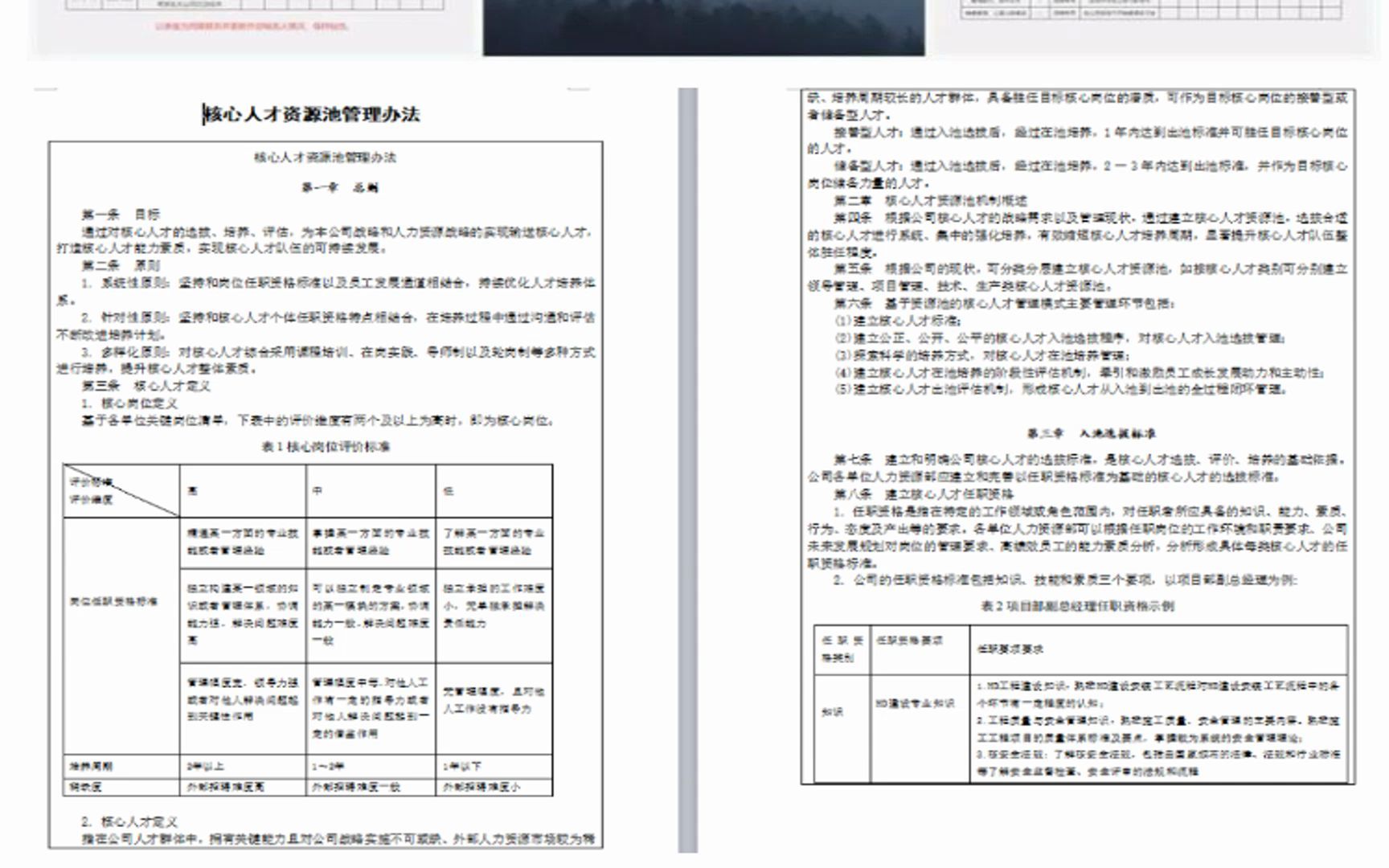 核心人才资源池管理办法哔哩哔哩bilibili