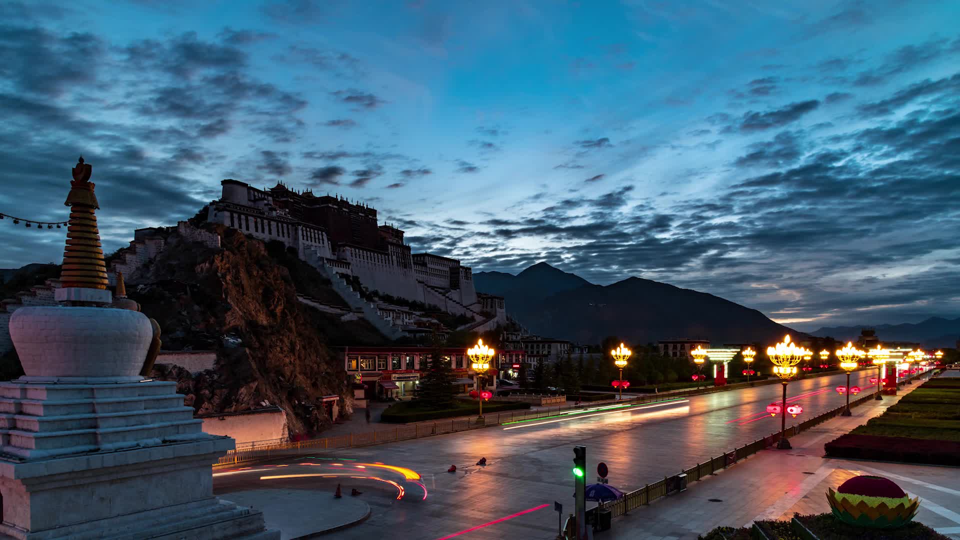 [图]雪域圣城，布达拉宫的日出