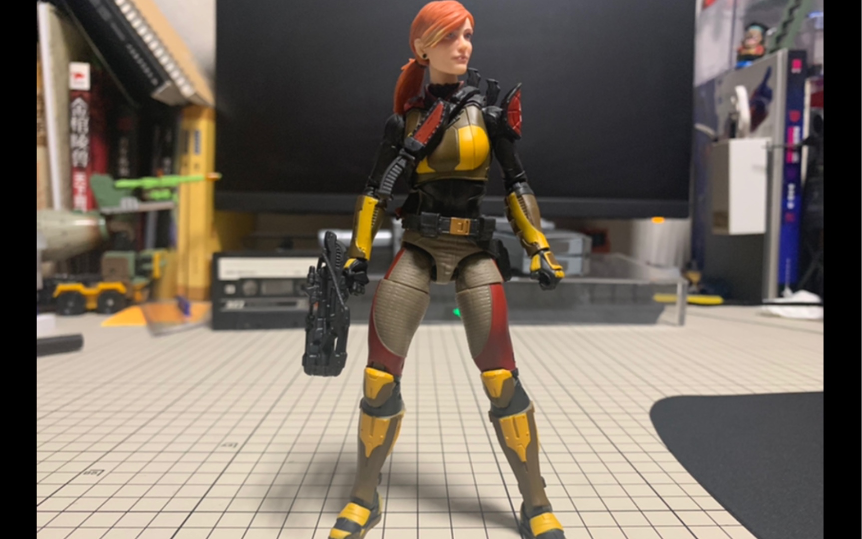 童年的巾帼英雄——孩之宝6寸 gijoe 特种部队 红发女郎 老梁模玩