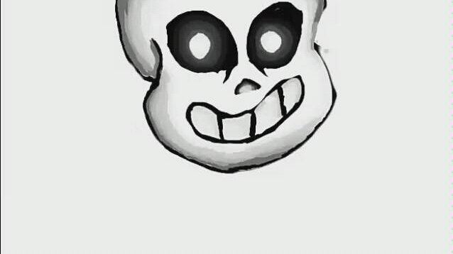 传说之下 sans头绘画