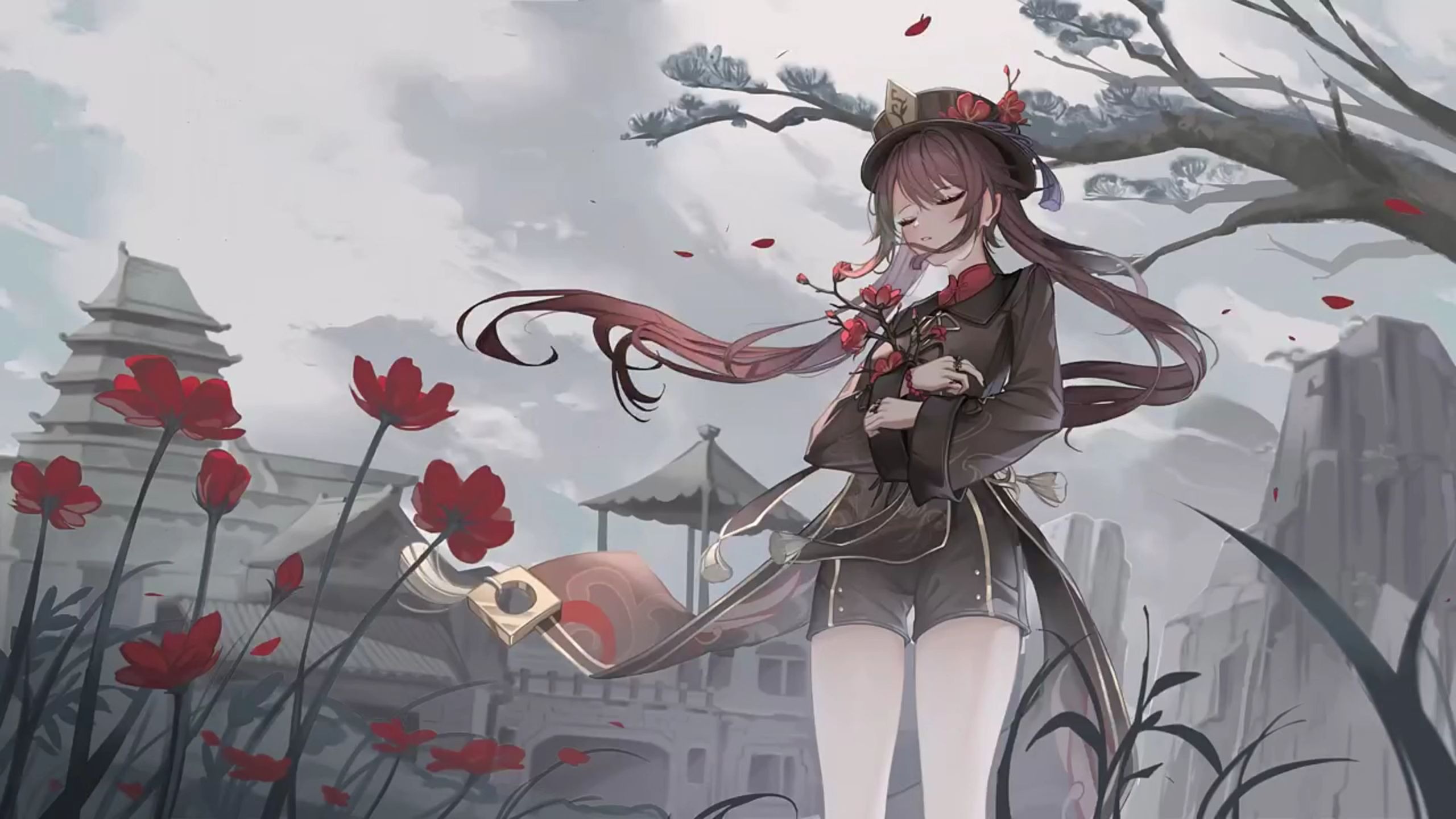 自制原神胡桃壁纸