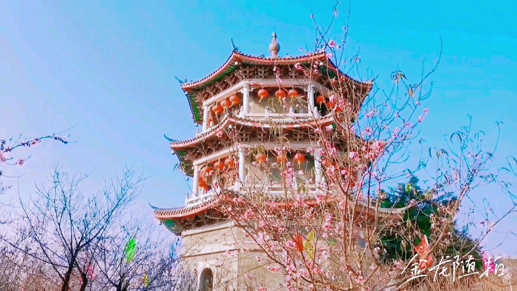 潮州凤凰洲公园: 桃花盛开春意闹