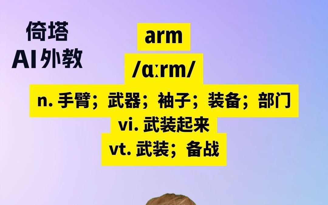 初中必学单词-arm手臂