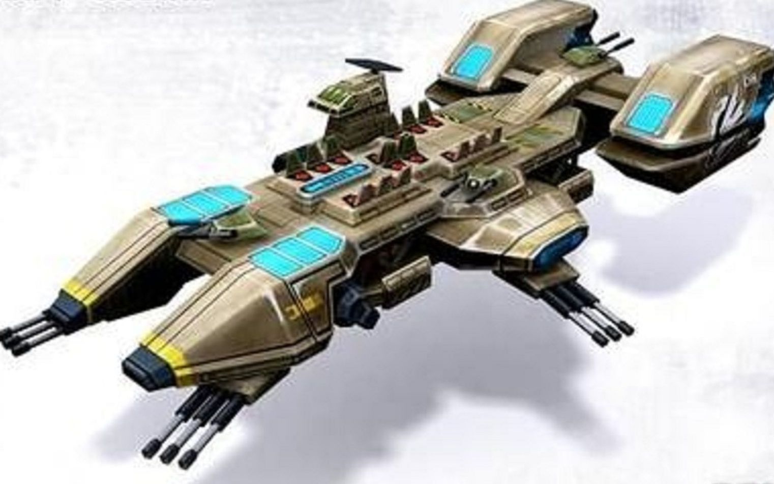 红色警戒3当一艘gdi的科迪亚克战舰加入了正在征服世界的苏联