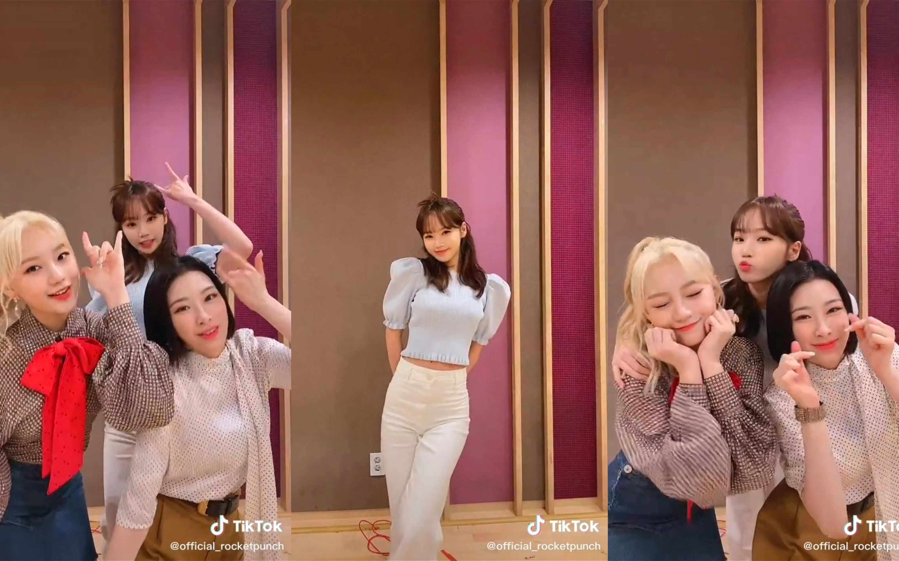 金采源 和 金素嬉 徐胤卿 一起跳《ringring》