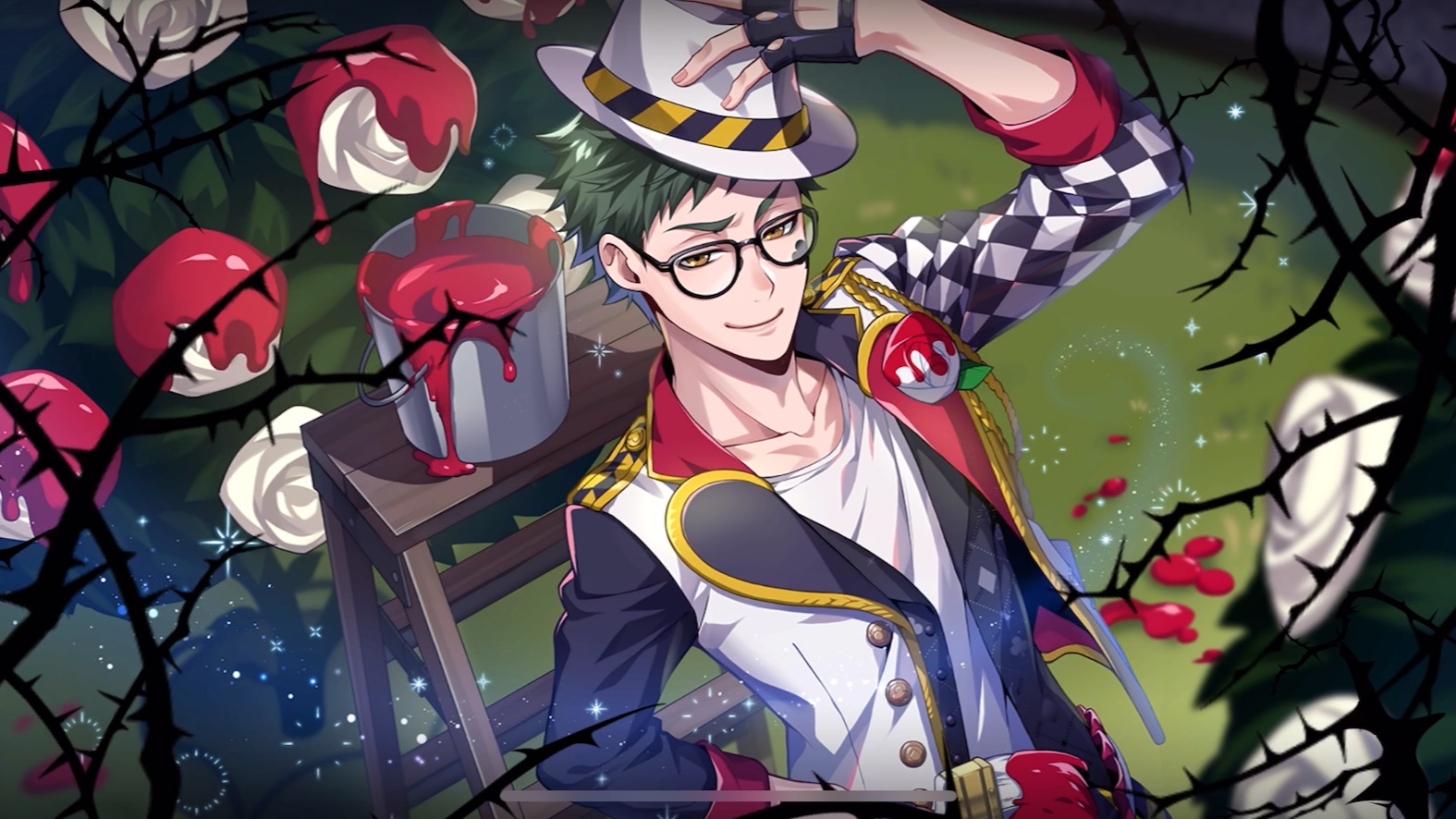 【扭曲仙境】トレイ ssr寮服 グルーヴィー过程录屏 迪士尼 手游