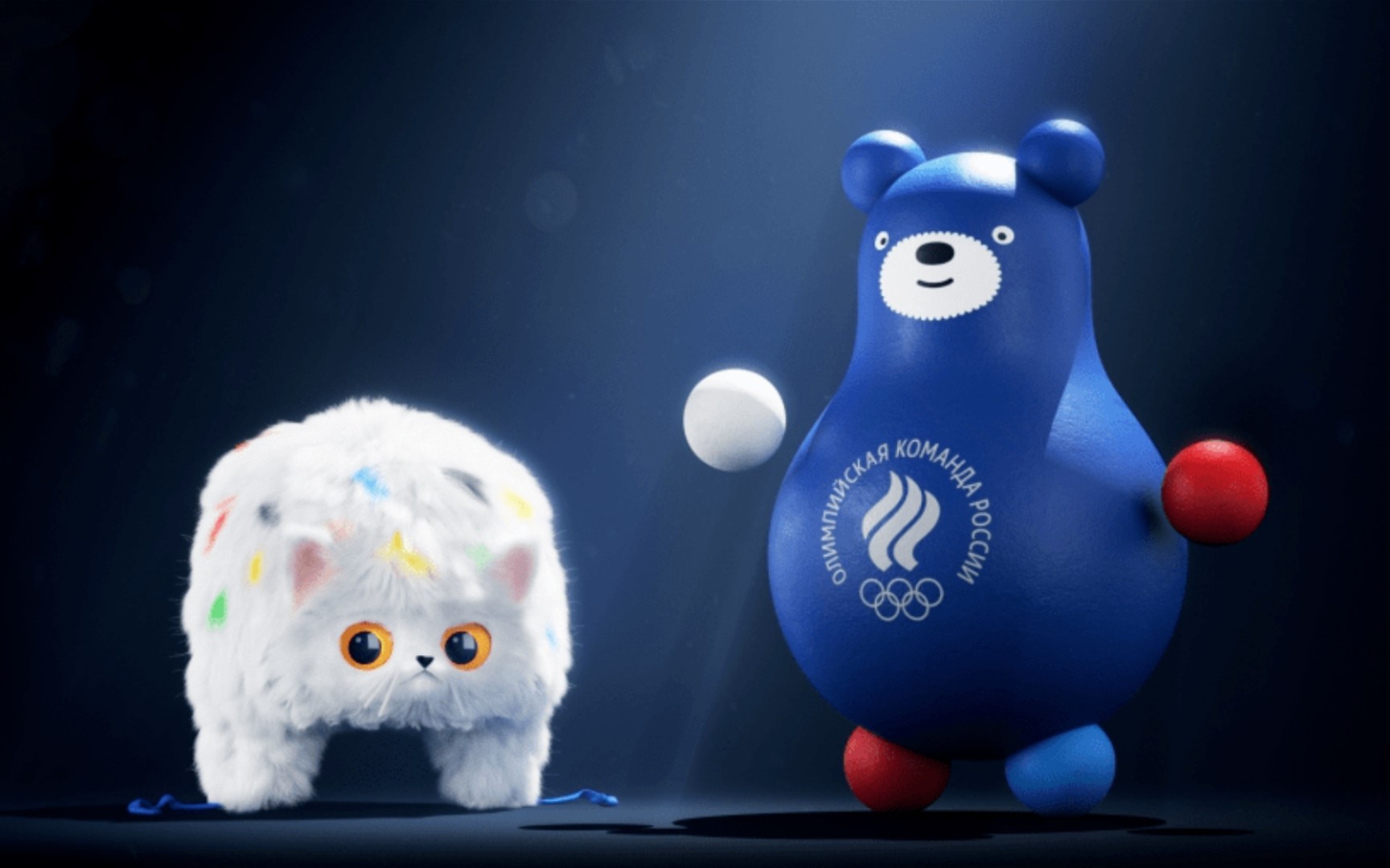 俄罗斯奥运吉祥物图片