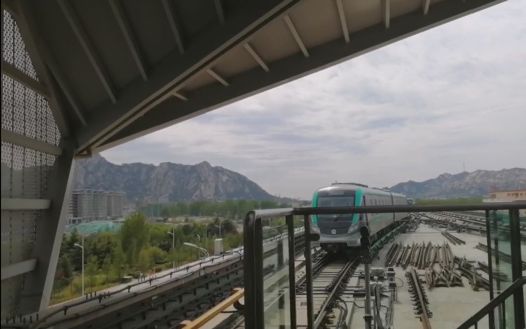 pov02青岛地铁13号线小交路区间井冈山路大珠山全程pov侧方展望