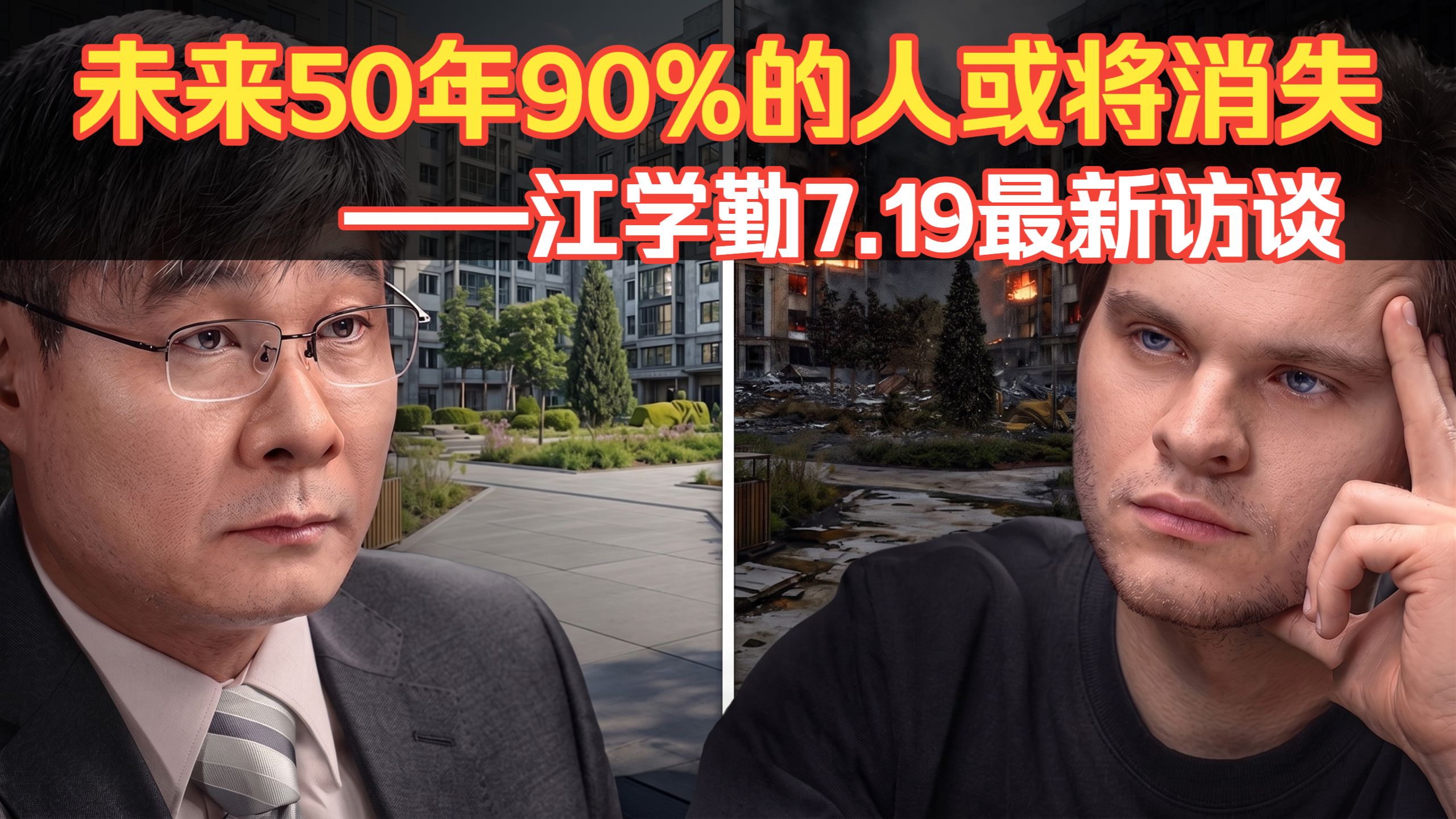 未来50年内90%的人类或将消失——江学勤7.19最新访谈（双语配音）