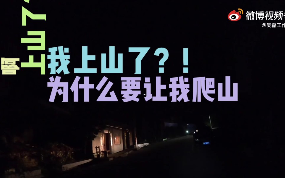 【吴磊】爬山?我在哪?我是谁?哔哩哔哩bilibili