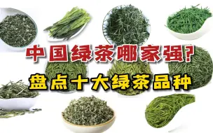 Descargar video: 中国绿茶哪家强？盘点中国十大绿茶品种，到底哪一种最好喝？