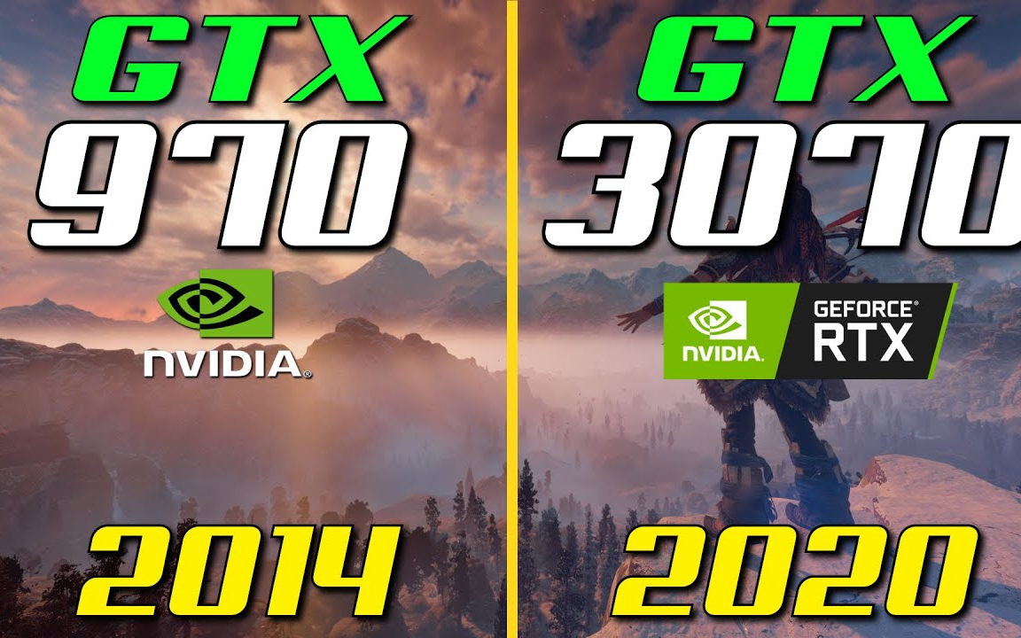 显卡游戏性能对比 GTX970 vs RTX3070 (2021)哔哩哔哩bilibili