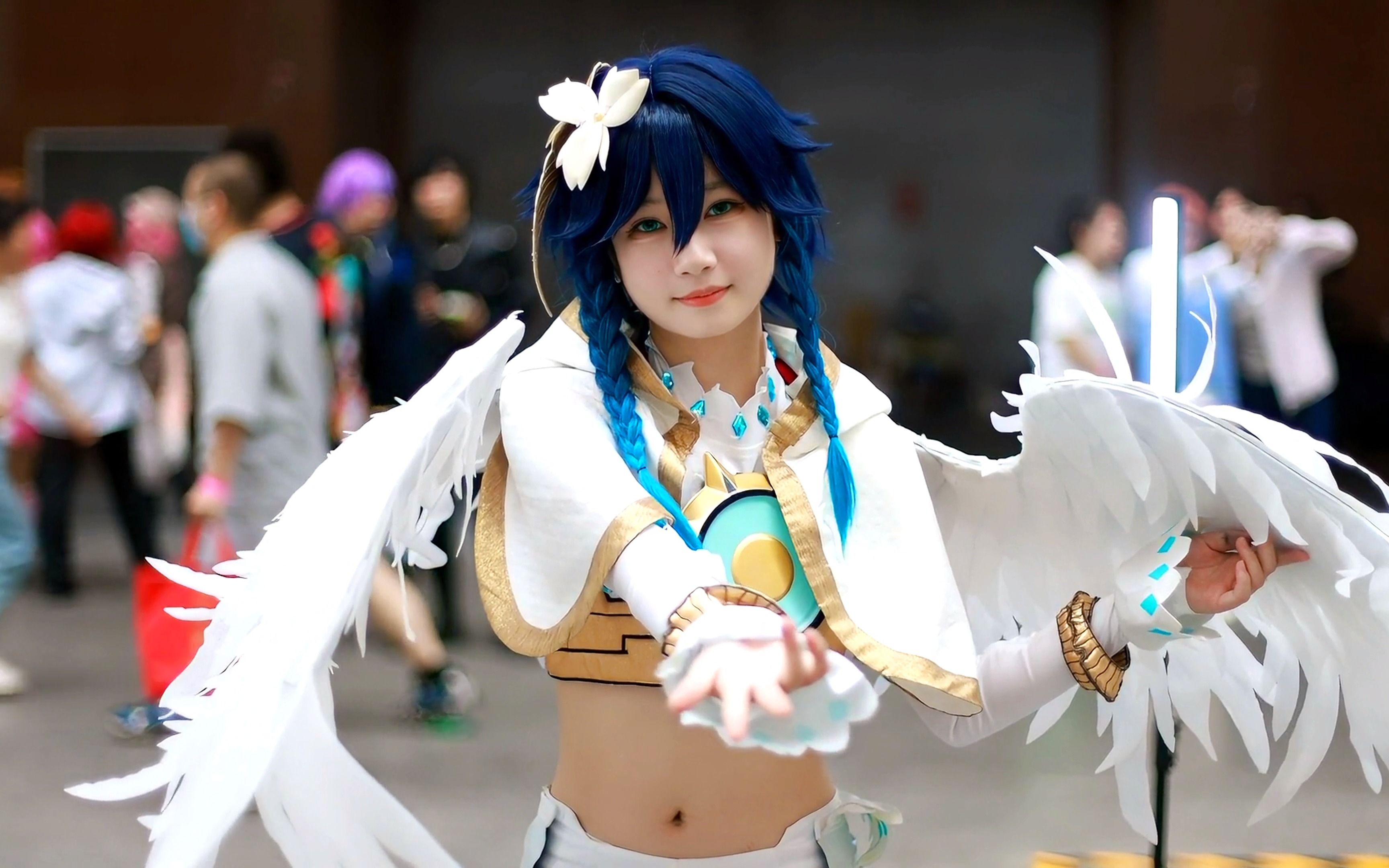 温迪cos coser:壹齐 乌鲁木齐花瞳漫展