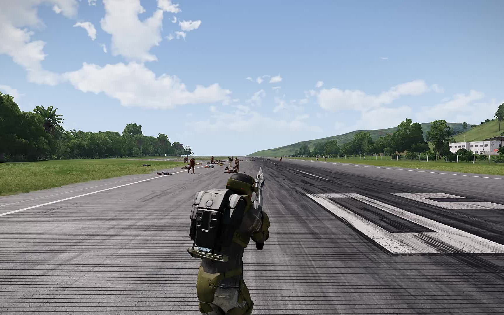 arma3当unsc海军陆战队遇到丧尸