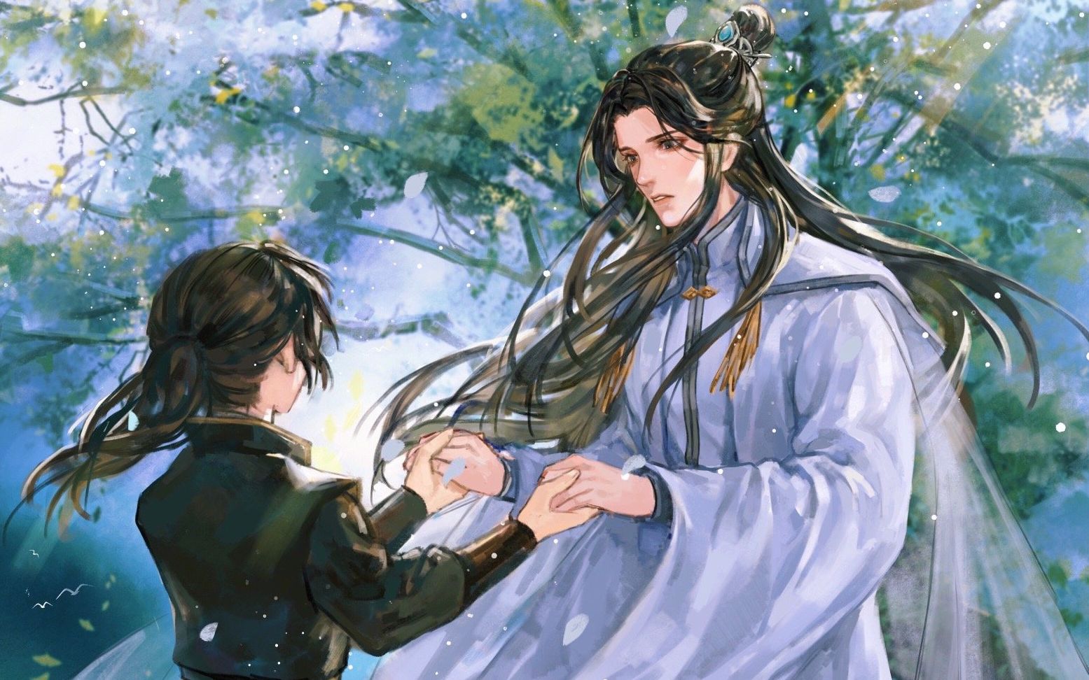 【二哈和他的白猫师尊】本座与君初见时 超甜!一见钟情 :仙君你理理我~ 高甜 名场面 || 墨燃*楚晚宁哔哩哔哩bilibili