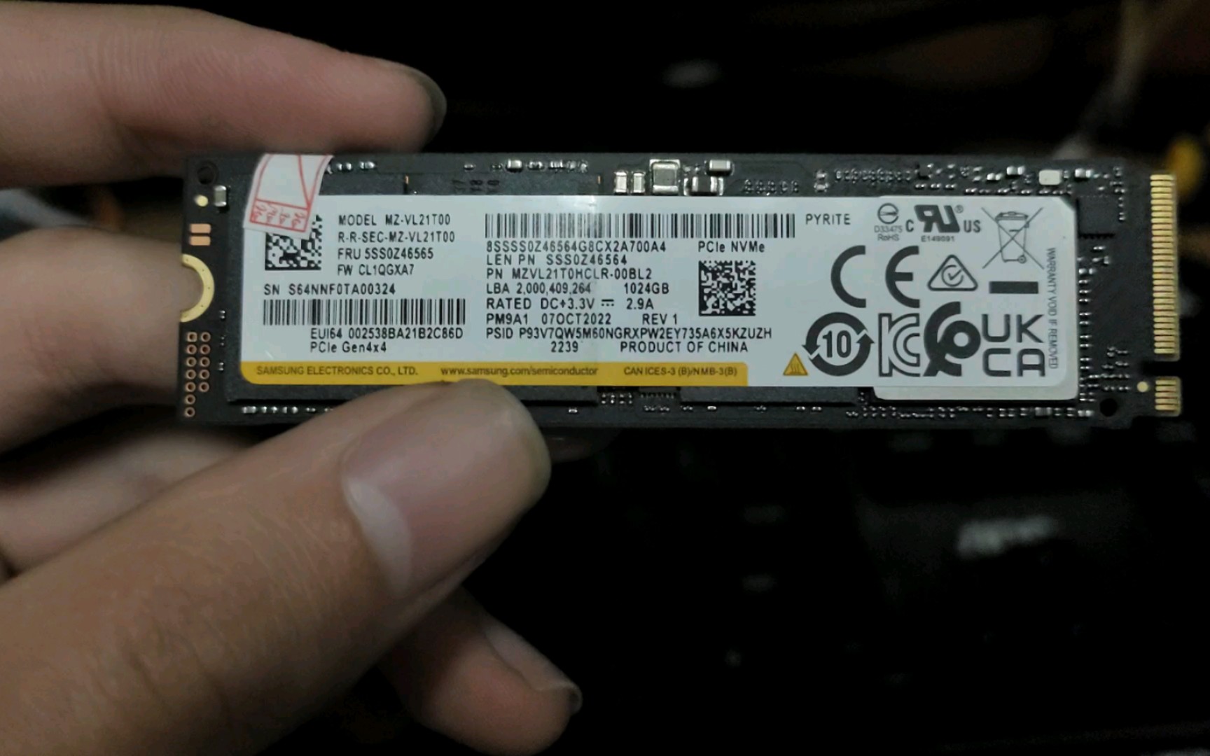 不太严谨的399r 三星pm9a1咸鱼货测试,这个价位对于pcie4.0的1T大厂来说还算合适吧哔哩哔哩bilibili