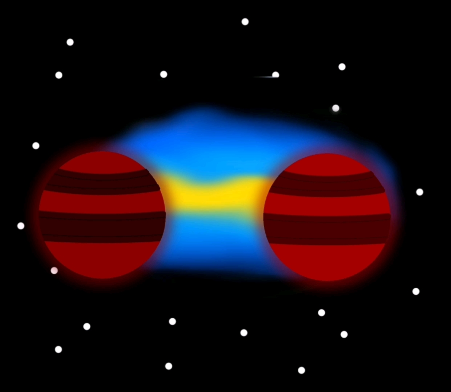 两个褐矮星相撞,撞出了一颗红矮星