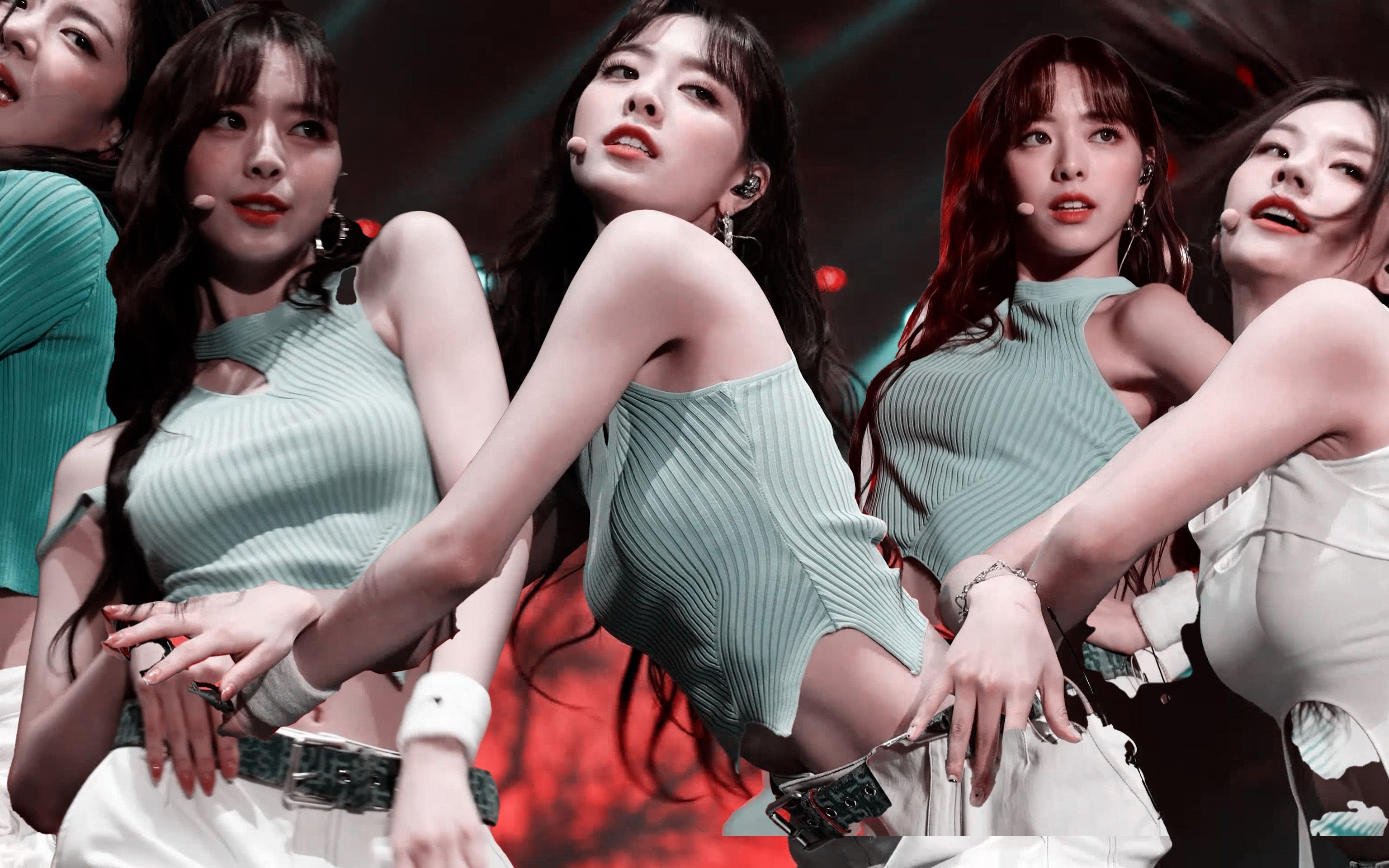 230304itzy申有娜5曲连跳 4k调色版