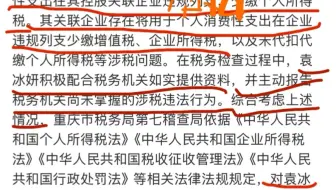 袁冰妍的税务问题到底是咋样的？？看起来资本在推波助澜！！
