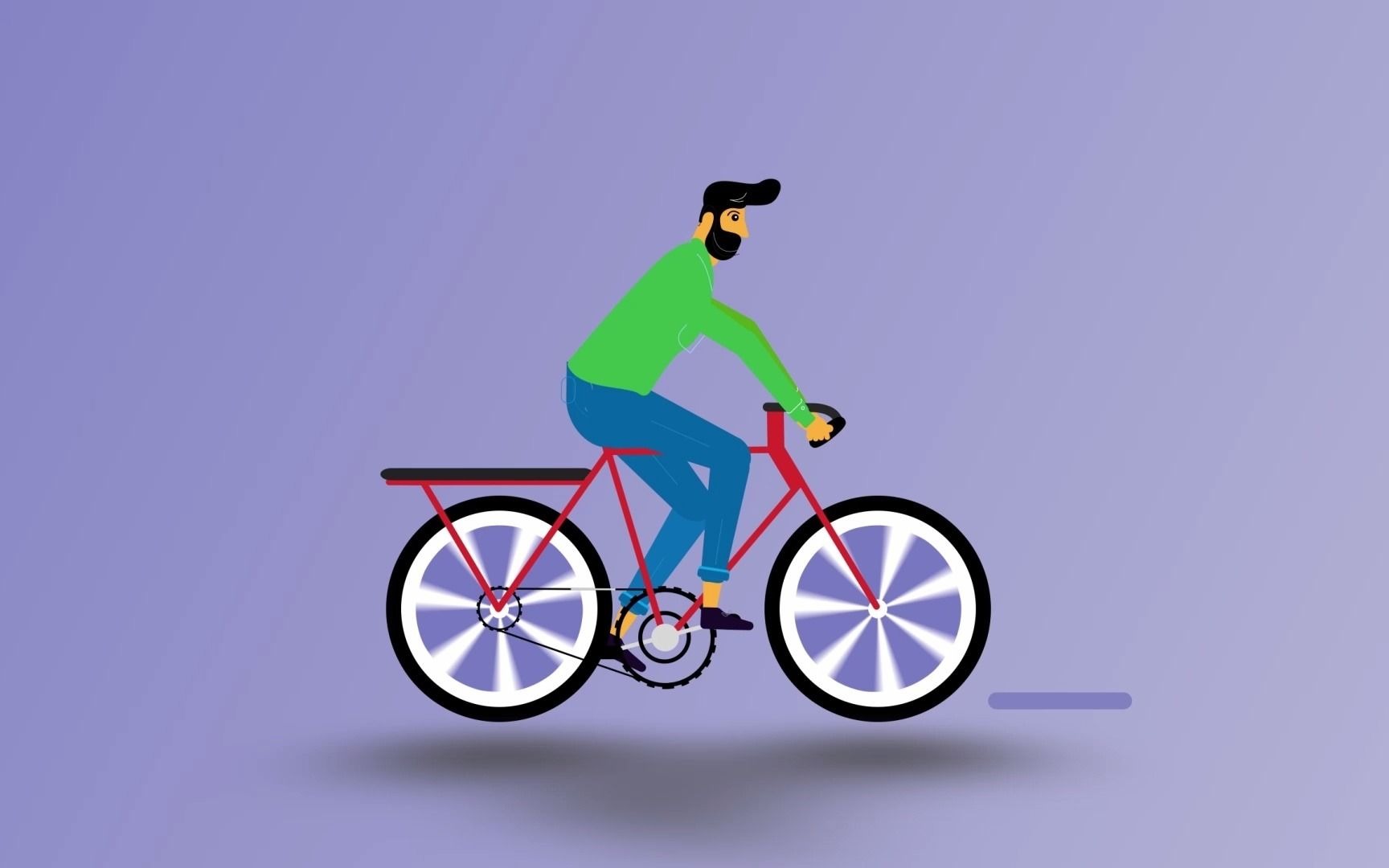 自行车运动mg动画