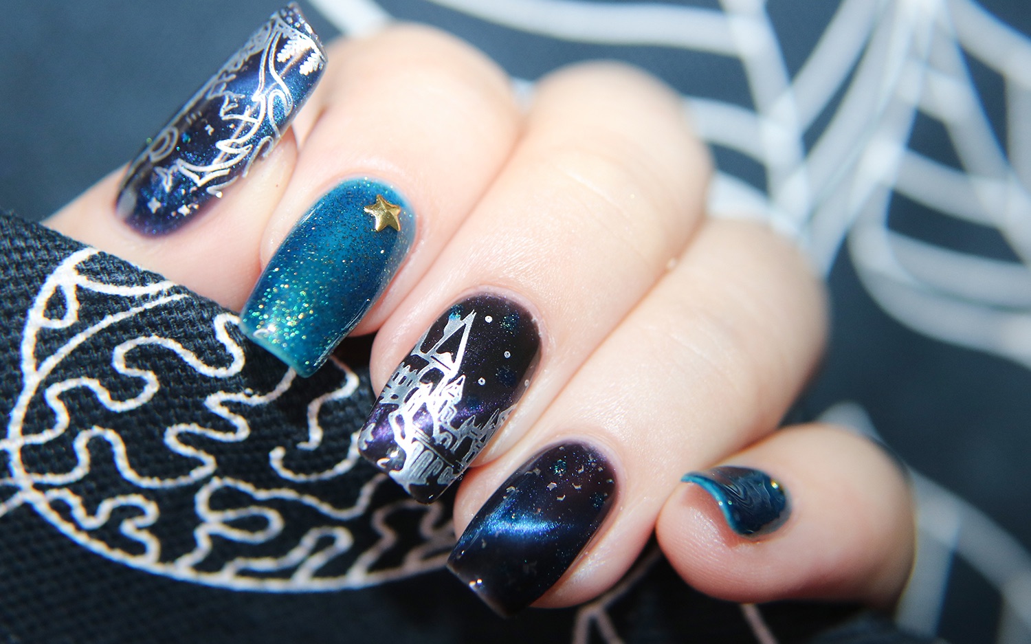 【kachi】夏日星空美甲来一波