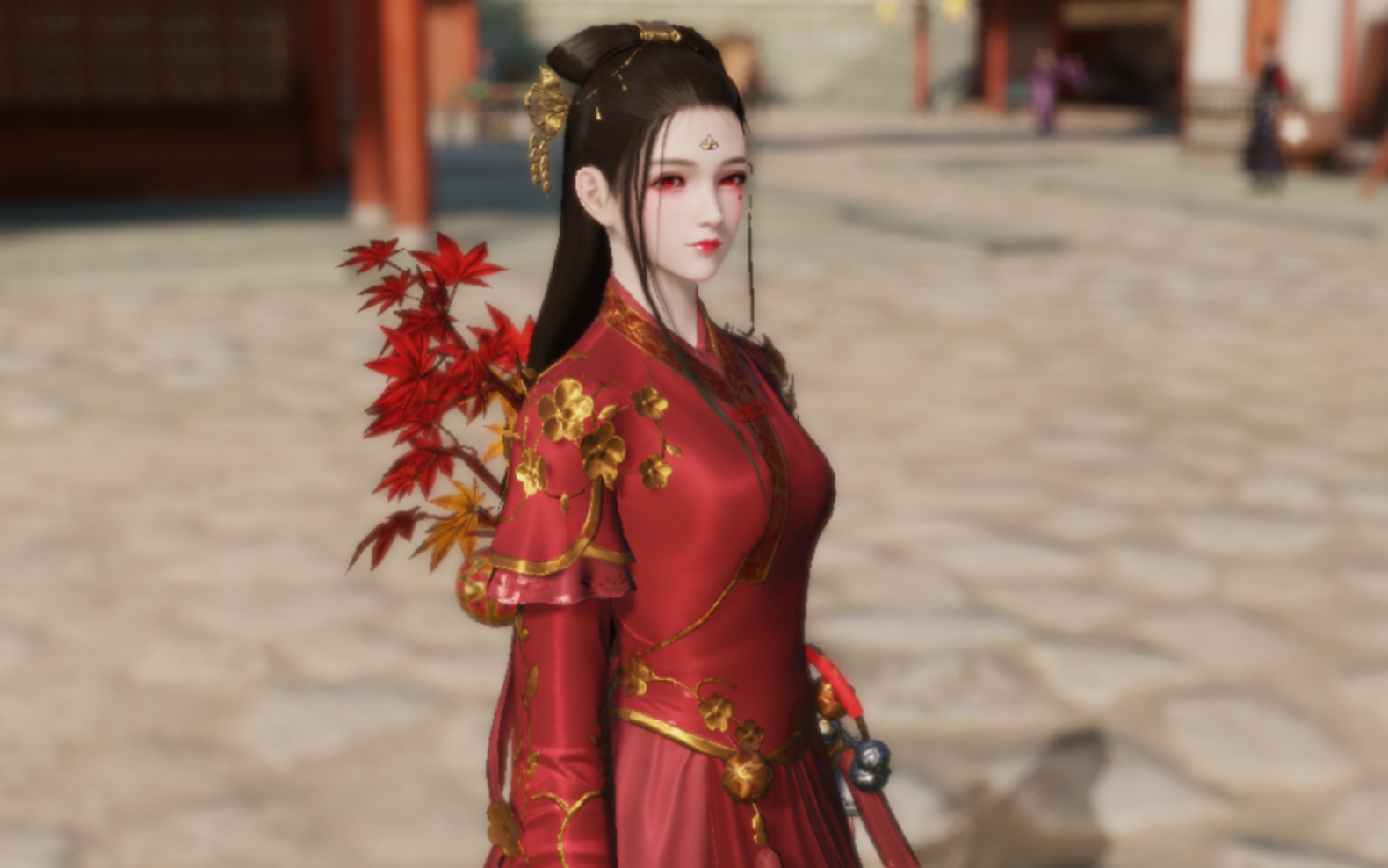 天涯明月刀手游染色新手套圣绣落梅