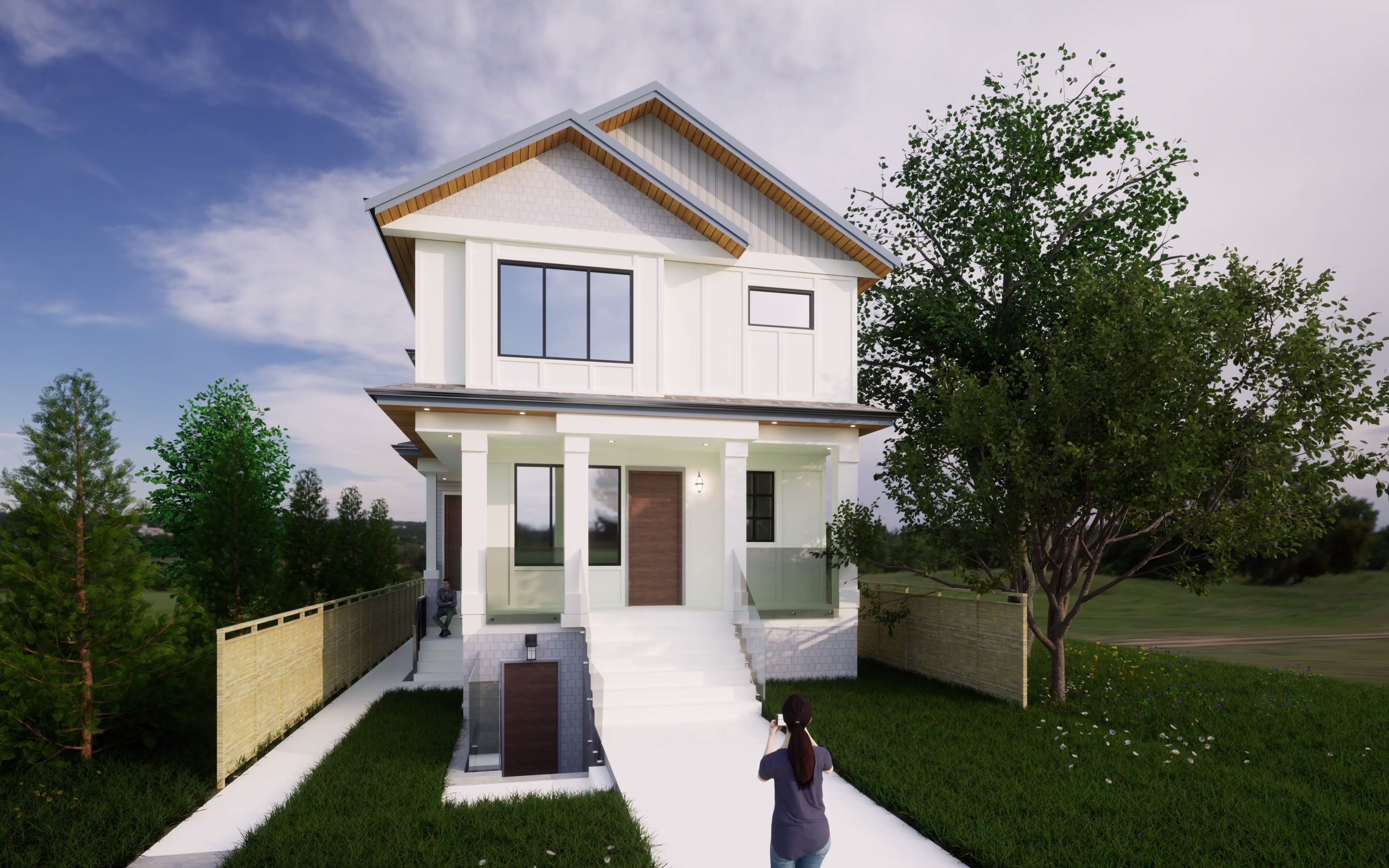 温哥华房屋设计渲染2