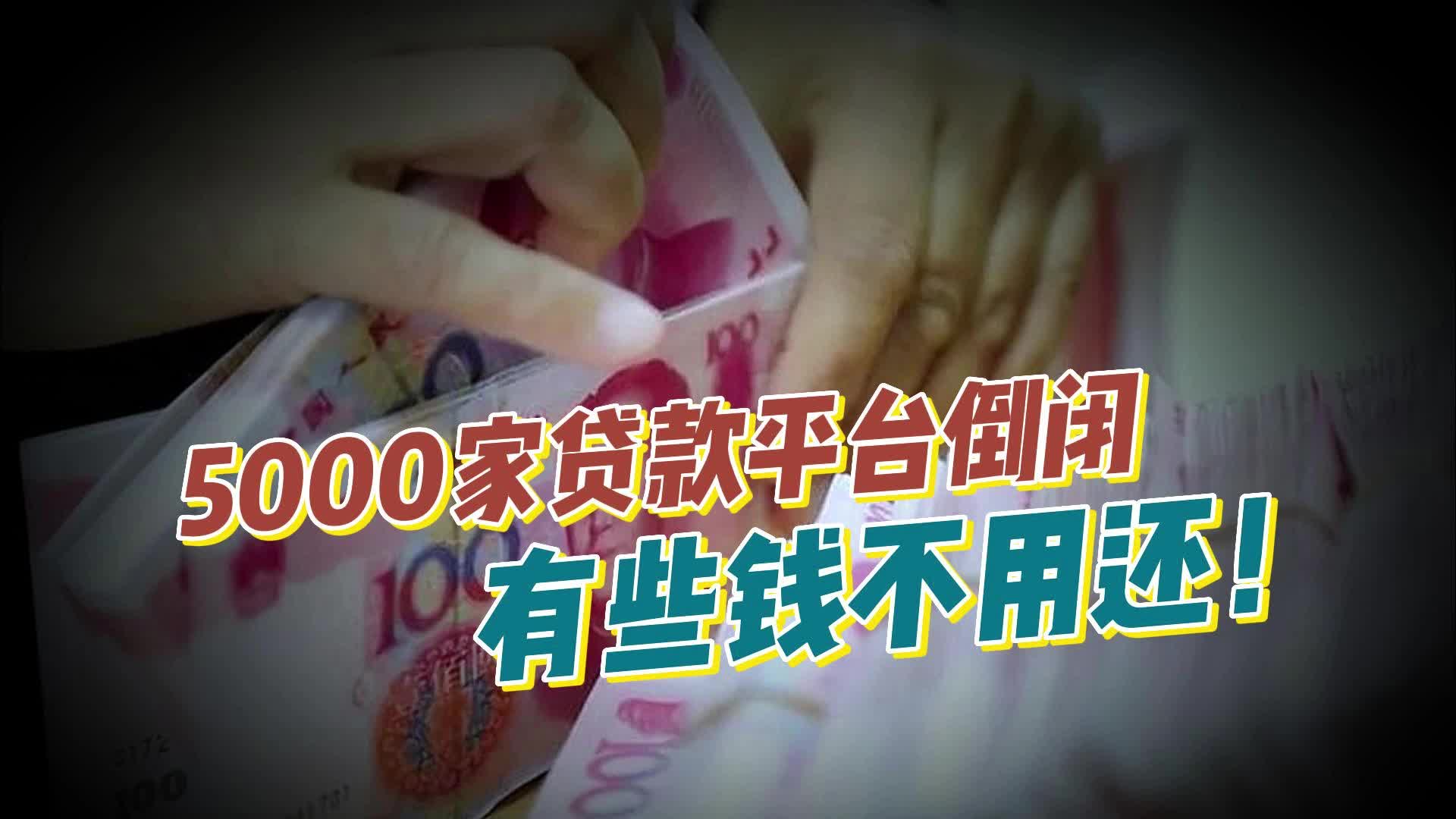 别再傻傻的还钱了!5000家贷款机构倒闭!有些钱根本不用还!哔哩哔哩bilibili