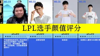 Download Video: 虎扑评分,LPL选手颜值评分