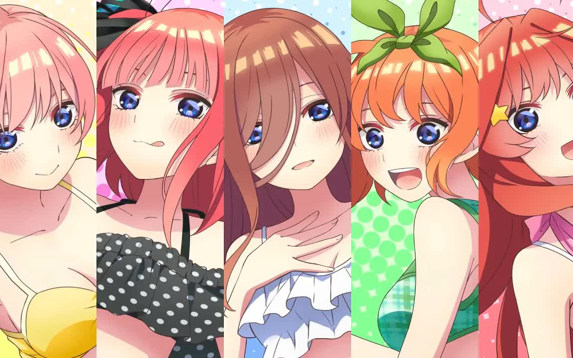 [图]ゲーム『五等分の花嫁∬ ～夏の思い出も五等分～』（Switch／PS4）OPムービー