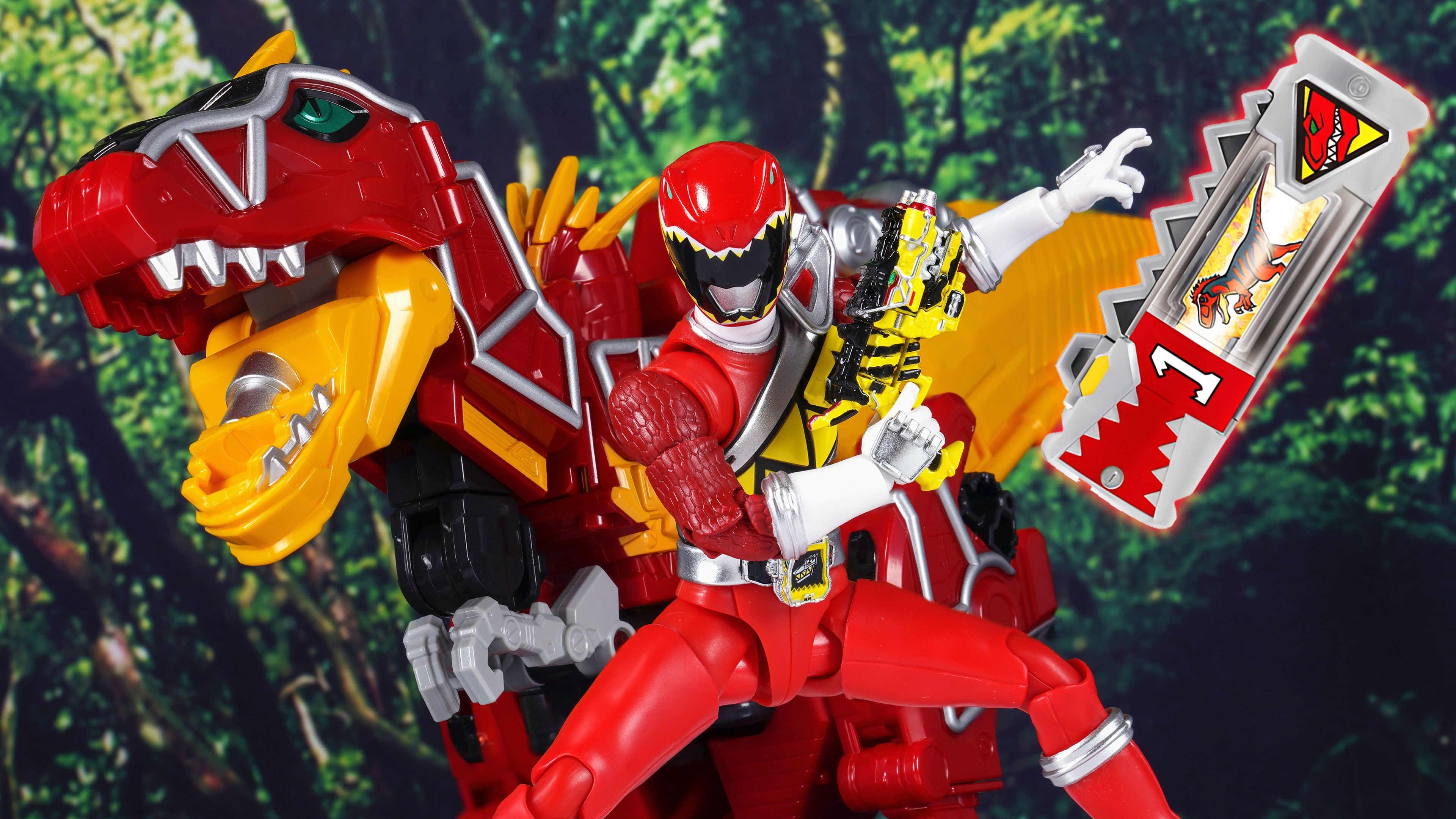 【全展示】shf 真骨雕 兽电战队强龙者 强龙红