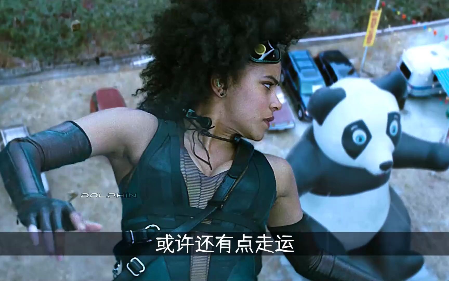 幸运女神多米诺,如果她去打灭霸,灭霸手是不是直接抽筋!